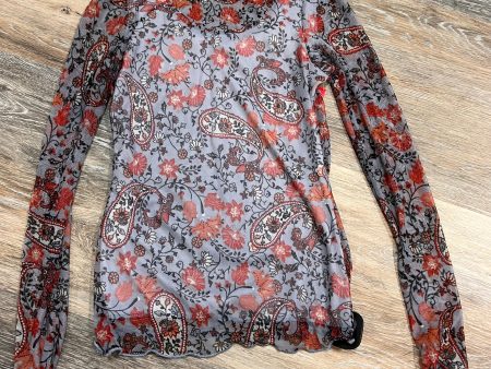 Top Long Sleeve By Willow + Root In Paisley Print, Size: Xs Online now