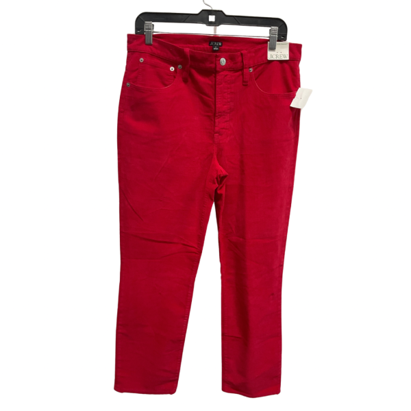 Pants Corduroy By J. Crew In Red, Size: 12 on Sale