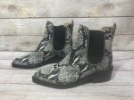 Boots Ankle Heels By Coach In Snakeskin Print, Size: 8 Cheap