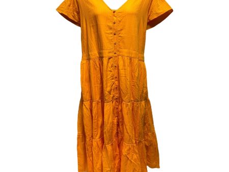 Lainey Tiered Dress Casual Maxi By Draper James In Orange, Size: 22 Fashion