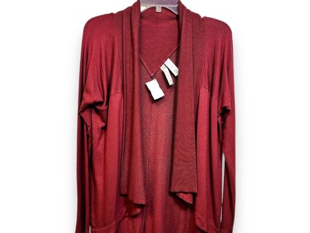 Sweater Cardigan By Athleta In Red, Size: S For Cheap