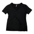 Top Short Sleeve Basic By Banana Republic In Black, Size: S Sale