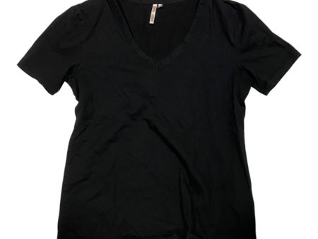 Top Short Sleeve Basic By Banana Republic In Black, Size: S Sale