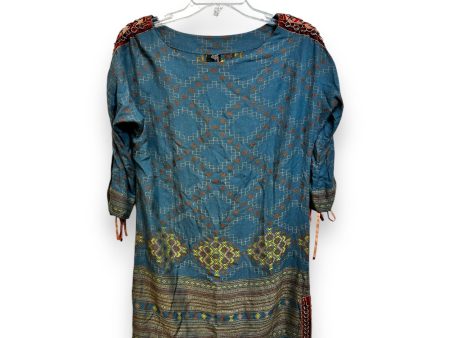 Top Short Sleeve By Free People In Blue, Size: Xs For Discount