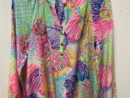 Top Long Sleeve Designer By Lilly Pulitzer In Multi-colored, Size: Xs Hot on Sale