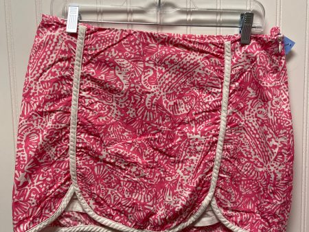 Skirt Designer By Lilly Pulitzer In Pink & White, Size: 6 Hot on Sale