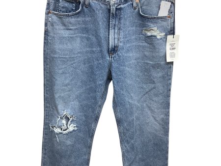 Jeans Straight By Citizens Of Humanity In Blue Denim, Size: 12 Discount