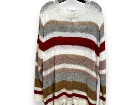 Sweater By Davi & Dani In Striped Pattern, Size: L Online Sale