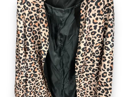 Blazer By Clothes Mentor In Animal Print, Size: L Discount