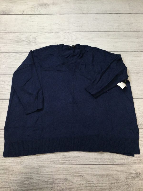 Sweater By Ann Taylor In Blue, Size: L Supply