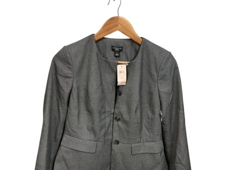 Blazer By Ann Taylor In Grey, Size: 2p Online Sale