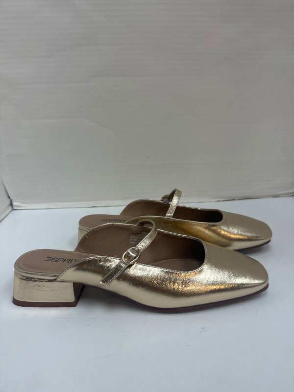 Shoes Flats By Esprit In Gold, Size: 10 Hot on Sale