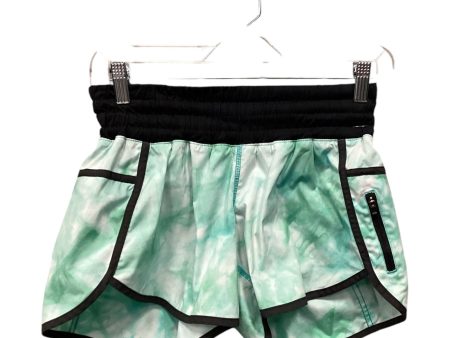 Athletic Shorts By Lululemon In Green, Size: 6 For Discount