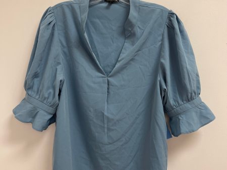 Top Short Sleeve By Clothes Mentor In Blue, Size: L For Discount