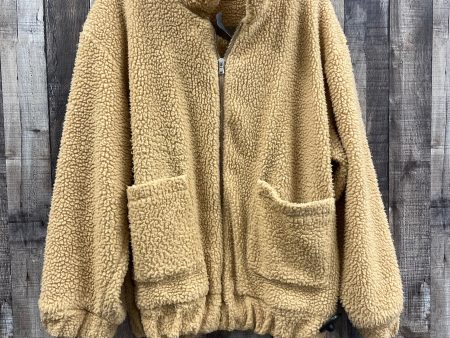 Jacket Fleece By Zaful In Tan, Size: L Cheap