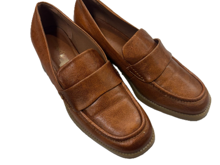 Shoes Heels Block By Bare Traps In Brown, Size: 9 Online now