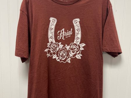 Top Short Sleeve Basic By Ariat In Brown, Size: L Online