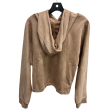 Sweatshirt Hoodie By Tahari By Arthur Levine In Tan, Size: Xl on Sale