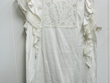 Top Short Sleeve By Cmc In White, Size: S Sale