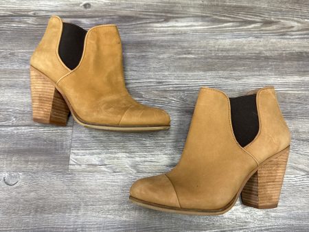 Boots Ankle Heels By Vince Camuto In Tan, Size: 8.5 Fashion