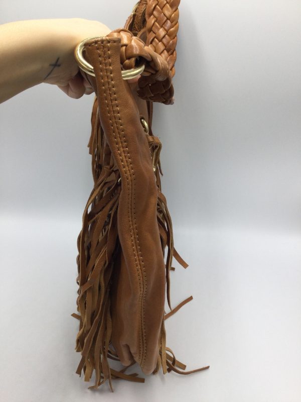 Michael Kors Saddle Fringed Leather Handbag Designer Cheap