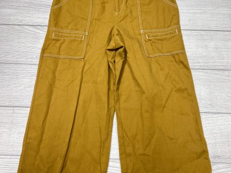 New! Pants Cropped By Anthropologie In Green, Size: 12 Hot on Sale