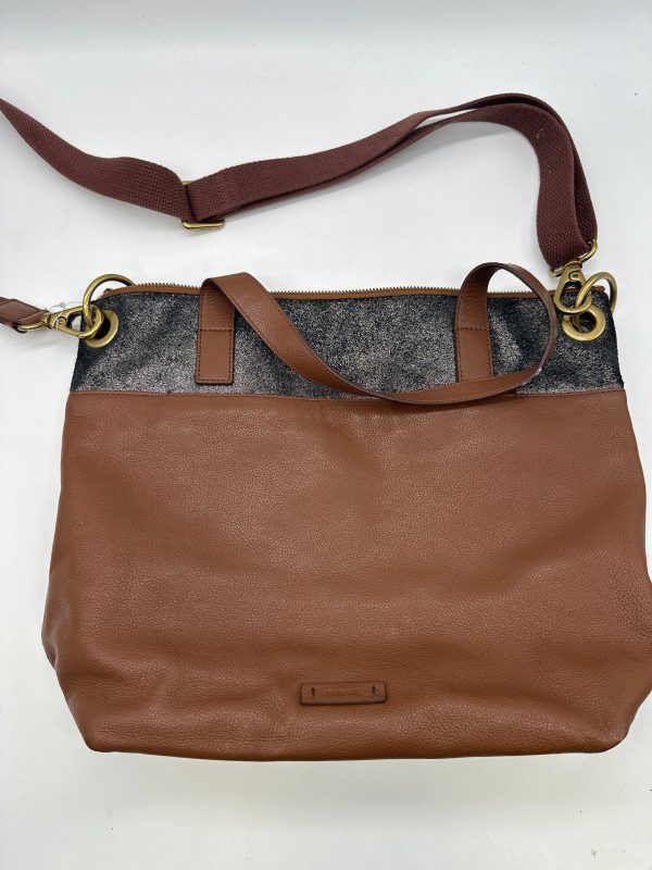 Crossbody Leather By Fossil, Size: Large Online now