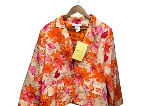 Blazer By Susan Graver In Orange, Size: 1x Online Hot Sale