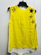 Blouse Sleeveless By 8PM In Black & Yellow, Size: Xs Discount