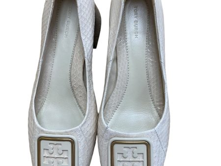 Shoes Heels Block By Tory Burch In Brown & Cream, Size: 9 on Sale