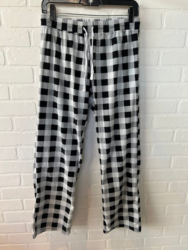 Pajama Pants By Calvin Klein In Black & White, Size: 4 Fashion