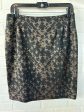 Skirt Mini & Short By Halogen In Black & Brown, Size: 10p Cheap