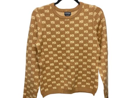 Sweater By Bebe In Brown & Cream, Size: L Sale