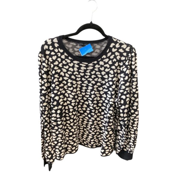 Sweater By Ann Taylor In Black & Tan, Size: Xxl Online Sale