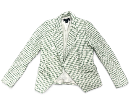 Blazer By Rachel Zoe In Green & White, Size: S For Sale