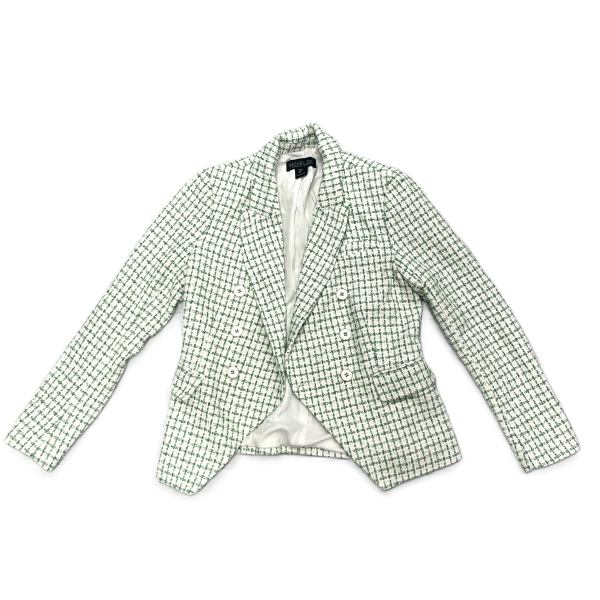 Blazer By Rachel Zoe In Green & White, Size: S For Sale