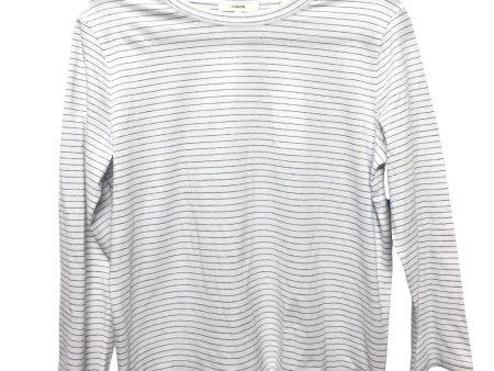 Top Long Sleeve Basic By Vince In Striped Pattern, Size: S For Sale