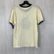 Top Short Sleeve By Clothes Mentor In Cream & Green, Size: L Hot on Sale