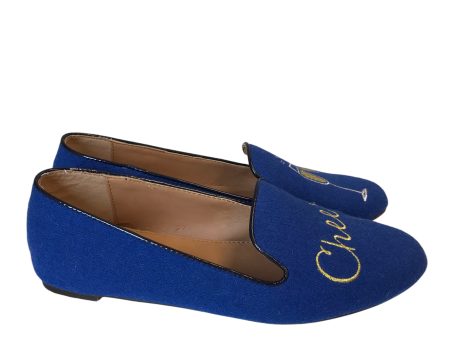 Shoes Flats By J. Crew In Blue, Size:6 Online