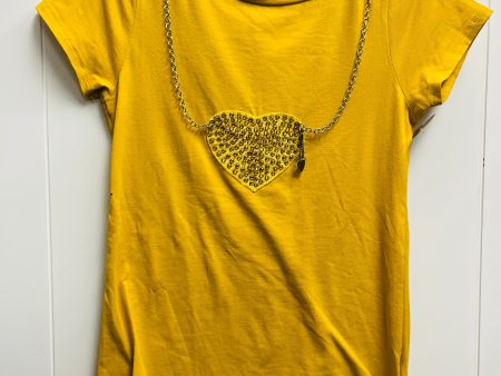 Top Short Sleeve By twin set  In Yellow, Size: S For Sale