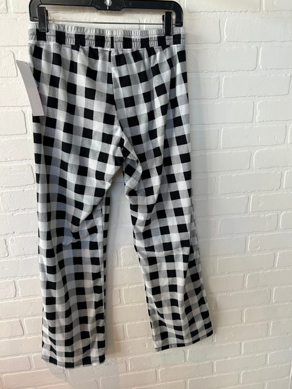 Pajama Pants By Calvin Klein In Black & White, Size: 4 Fashion