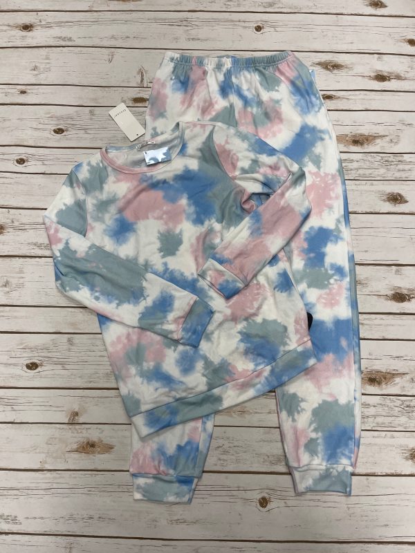 Pajamas 2pc By Cme In Tie Dye Print, Size: S Fashion