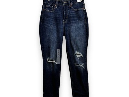 HIGH-RISE O.G: STRAIGHT SECRET SMOOTH POCKETS Jeans Straight By Old Navy O In Denim, Size: 4 Hot on Sale