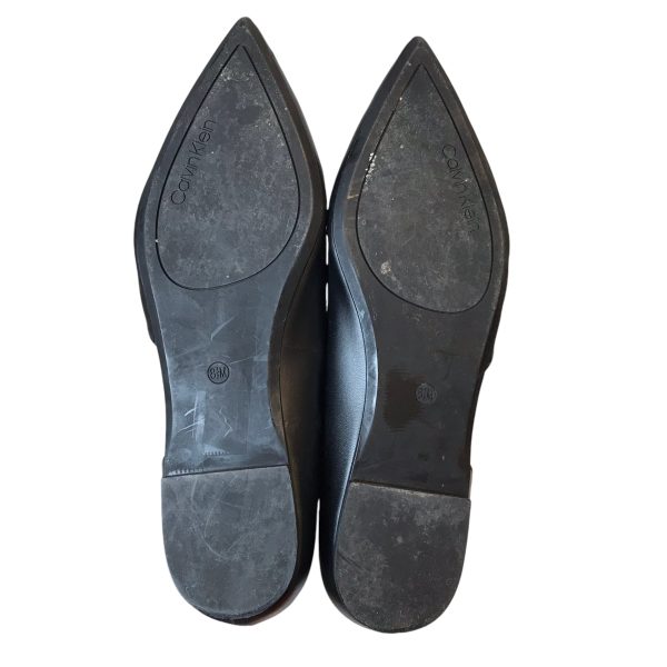 Shoes Flats By Calvin Klein In Black, Size:8.5 Supply