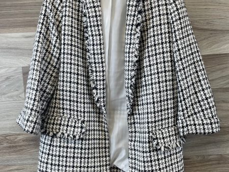 Blazer By Anne Klein In Black & White, Size: L Online Hot Sale