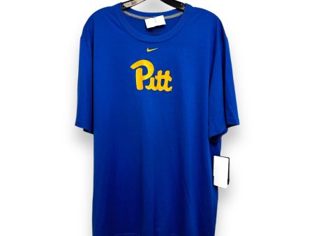 PITT Top Short Sleeve By Nike Apparel In Sports Team, Size: Xl Cheap