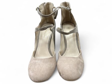 Shoes Heels Block By Bcbgeneration In Beige, Size: 9 Online Sale