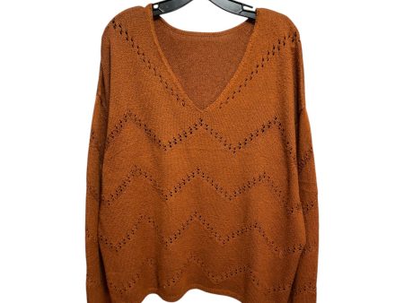 Sweater By Cmc In Brown, Size: 2x Discount