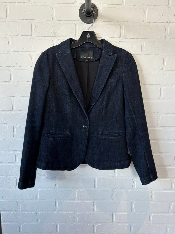 Blazer By Banana Republic In Blue Denim, Size: Xs Online Sale