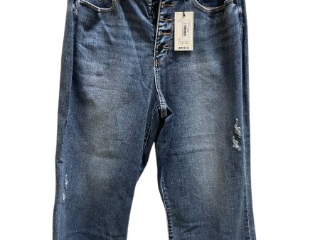 Jeans Boot Cut By Judy Blue In Blue Denim, Size: 14 Cheap